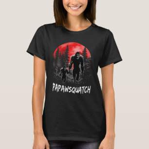Papaw Squatch Grappig Bigfoot Papa Sasquatch Yeti T-shirt