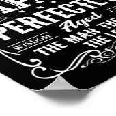 Papaw Vaders Dag Opa Gift Voor Mannen Poster (Hoek)