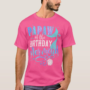 Papaw van de familie van de zeemeerminnaars t-shirt