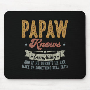 Papaw Weet Alles Cadeaus Voor Papaw Vaderdag Muismat