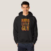 Papaw's Little Guy Funny Grootouder Gezegde Design Hoodie (Voorkant volledig)