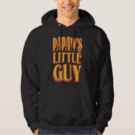 Papaw's Little Guy Funny Grootouder Gezegde Design Hoodie