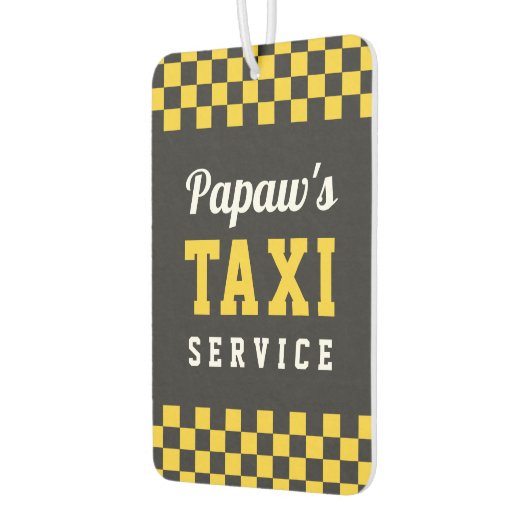 Papaw's Taxi Service | Cute Grandpa Gift Luchtverfrisser (Links)