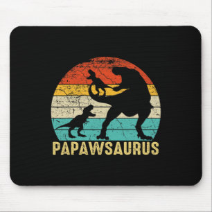 Papawsaurus Rex Papaw Dinosaur 2 Kinderen Vaderdag Muismat