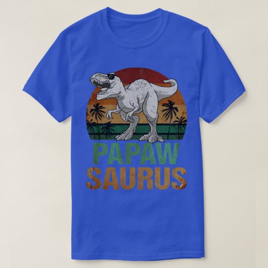 Papawsaurus T Rex Dinosaur Papaw Saurus  T-shirt (Design voorkant)