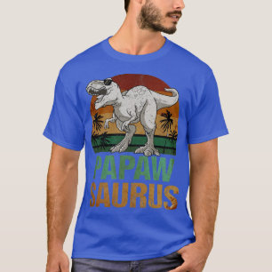 Papawsaurus T Rex Dinosaur Papaw Saurus  T-shirt