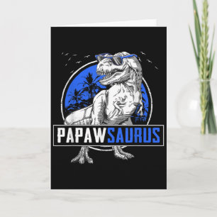 Papawsaurus T-rex Papaw Saurus Dinosaur Familie Ma Kaart
