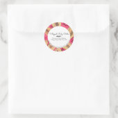 Papaya Body Butter Bath Branding Packaging Ronde Sticker (Tas)