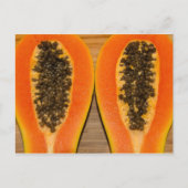 Papaya. Briefkaart (Voorkant)