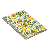 Papaya citroenapper mango vruchten exotische tropi notitieboek (Rechterzijde)