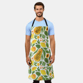 Papaya citroenapper mango vruchten exotische tropi schort (Gedragen)