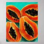 Papaya Fine Art Poster Wall Decor (Voorkant)