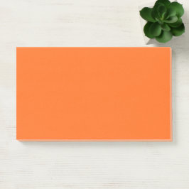 Papaya Fizz Simple 10" x 6" Post-it® Notes