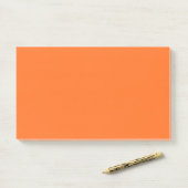 Papaya Fizz Simple 10" x 6" Post-it® Notes (Op bureau)