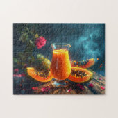 PAPAYA Freshly Squeezed JUICE -  Legpuzzel (Horizontaal)