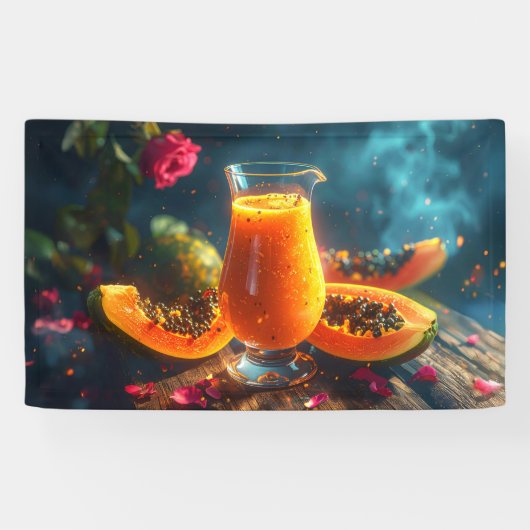 PAPAYA Freshly Squeezed JUICE -  Spandoek (Horizontaal)