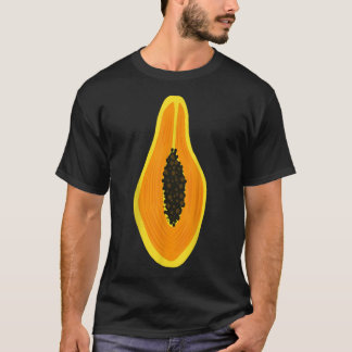 Papaya Fruit Halloween Funny Costume T-shirt