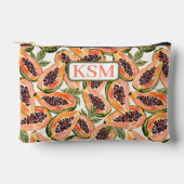 Papaya fruit Waterverf monogram Etui (Voorkant)
