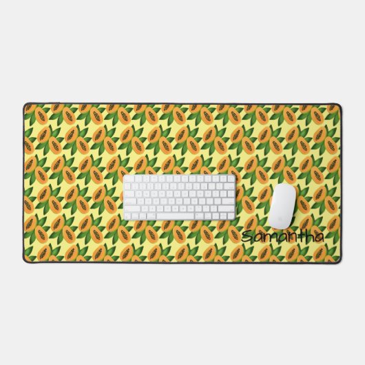 Papaya Fruit Wrapping Paper Bureaumat (Keyboard & Muis)