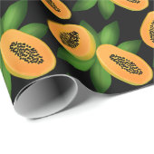 Papaya Fruit Wrapping Paper Cadeaupapier (Rol Hoek)