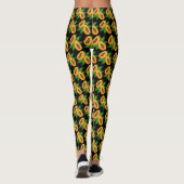 Papaya Fruit Wrapping Paper Leggings (Achterkant)