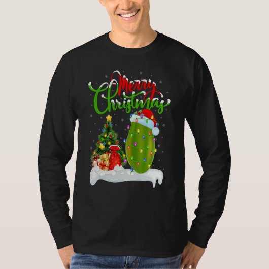 Papaya Fruit   Xmas Decorations Santa Papaya Chris T-shirt (Voorkant)