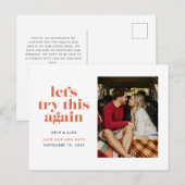 Papaya Laten we dit opnieuw proberen. Verander de  Aankondigingskaart (Voorkant / Achterkant)