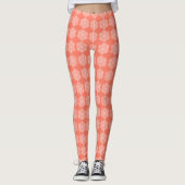 Papaya Mandala Leggings (Voorkant)