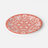 Papaya Mandala Papieren Bordje (Gekanteld)