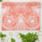 Papaya Mandala Theedoek (Gevouwen)