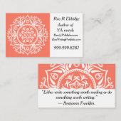 Papaya Mandala Visitekaartje (Voorkant / Achterkant)