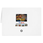 Papaya Melons Fruit Market Wenskaart (Achterkant Horizontaal)