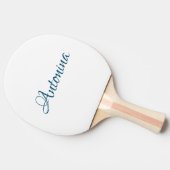 Papaya Moderne Naam | Trendy minimalist Tafeltennisbatje (Zijkant)