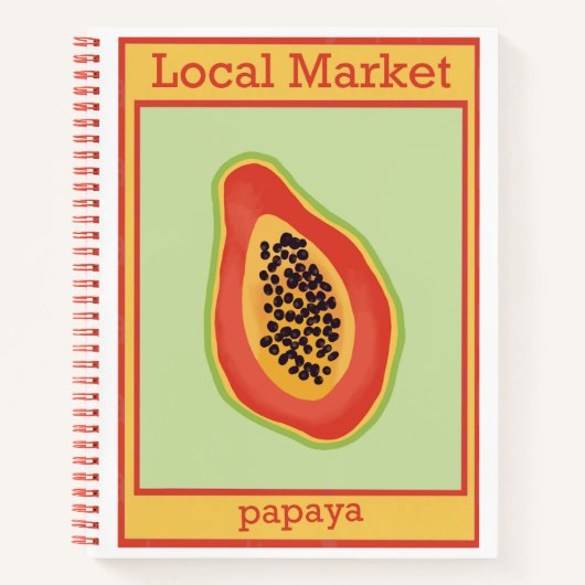 Papaya notitieboek (Voorkant)