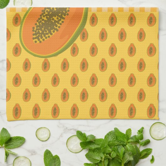 Papaya Pset Kitchen Towel Theedoek (Gevouwen)