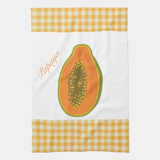 Papaya Pset Kitchen Towel Theedoek (Verticaal)