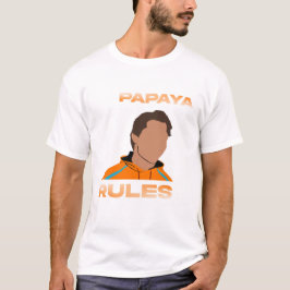 Papaya-regels T-shirt