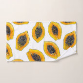 Papaya snijdsels bad handdoek (Handdoek)