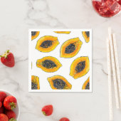 Papaya snijdsels servet (Insitu)