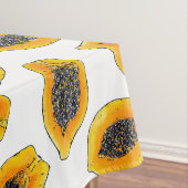 Papaya snijdsels tafelkleed (Voorbeeld)