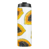 Papaya snijdsels thermosbeker (Voorkant)