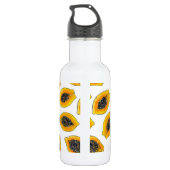 Papaya snijdsels waterfles (Achterkant)