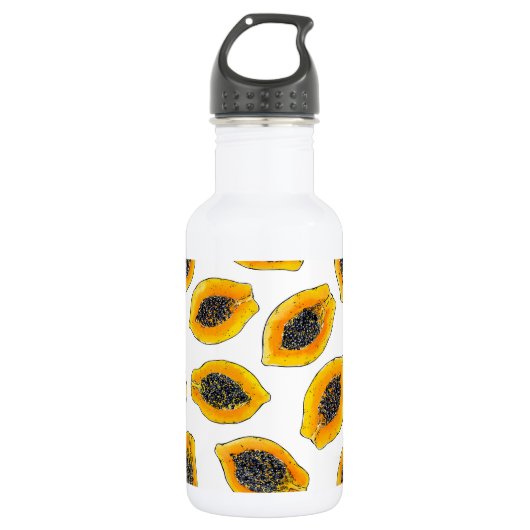 Papaya snijdsels waterfles (Voorkant)