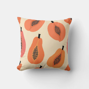 Papaya Sunset Hero & Black Seed Bloem Kussen
