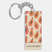 Papaya Sunshine State of Mind Sleutelhanger (Voorkant Links)