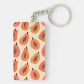 Papaya Sunshine State of Mind Sleutelhanger (achterkant)
