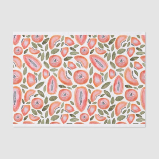 Papaya Tissue Paper Tissuepapier (Voorkant)