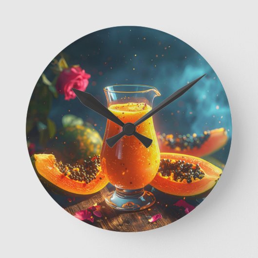 PAPAYA - TROPICAL KISS RONDE KLOK (Voorkant)