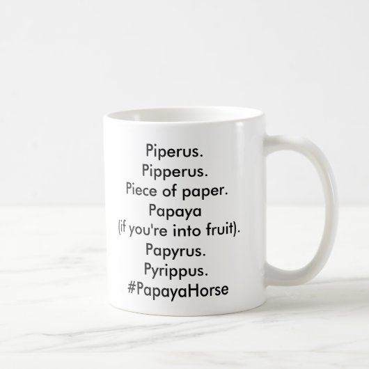 #PapayaHorse Koffiemok (Rechts)