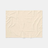 PapayaWhip Fleece Deken (Voorkant (Horizontaal))